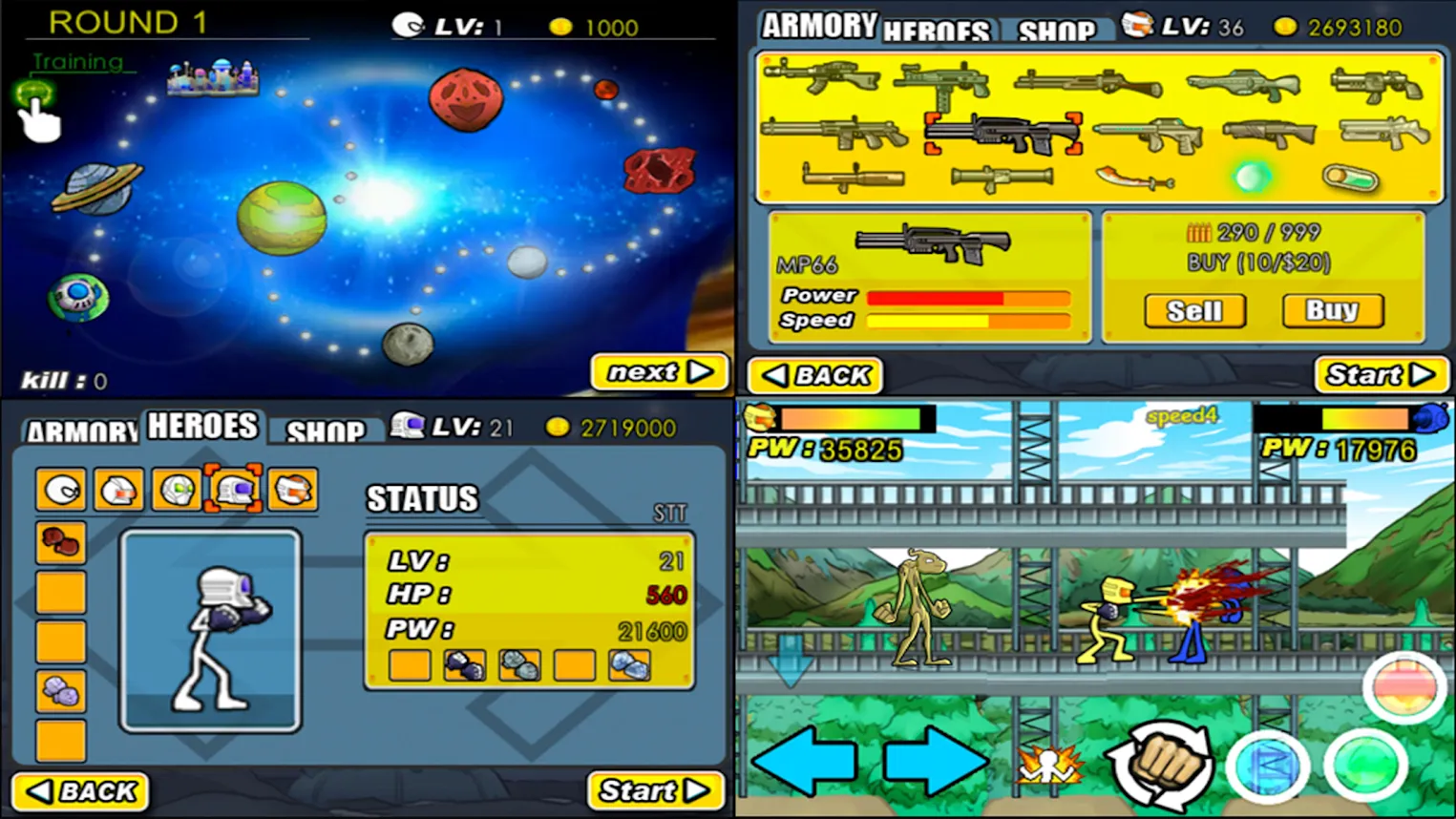 Anger of Stick 3 [мод: много денег] Screenshot 5