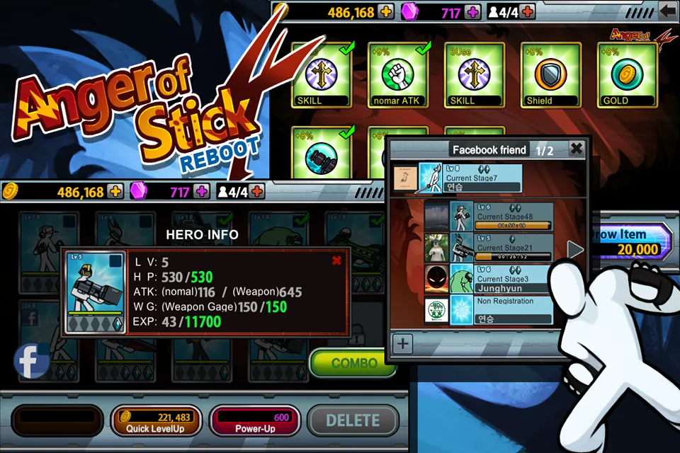 Anger of Stick 4 [мод: много денег] Screenshot 1