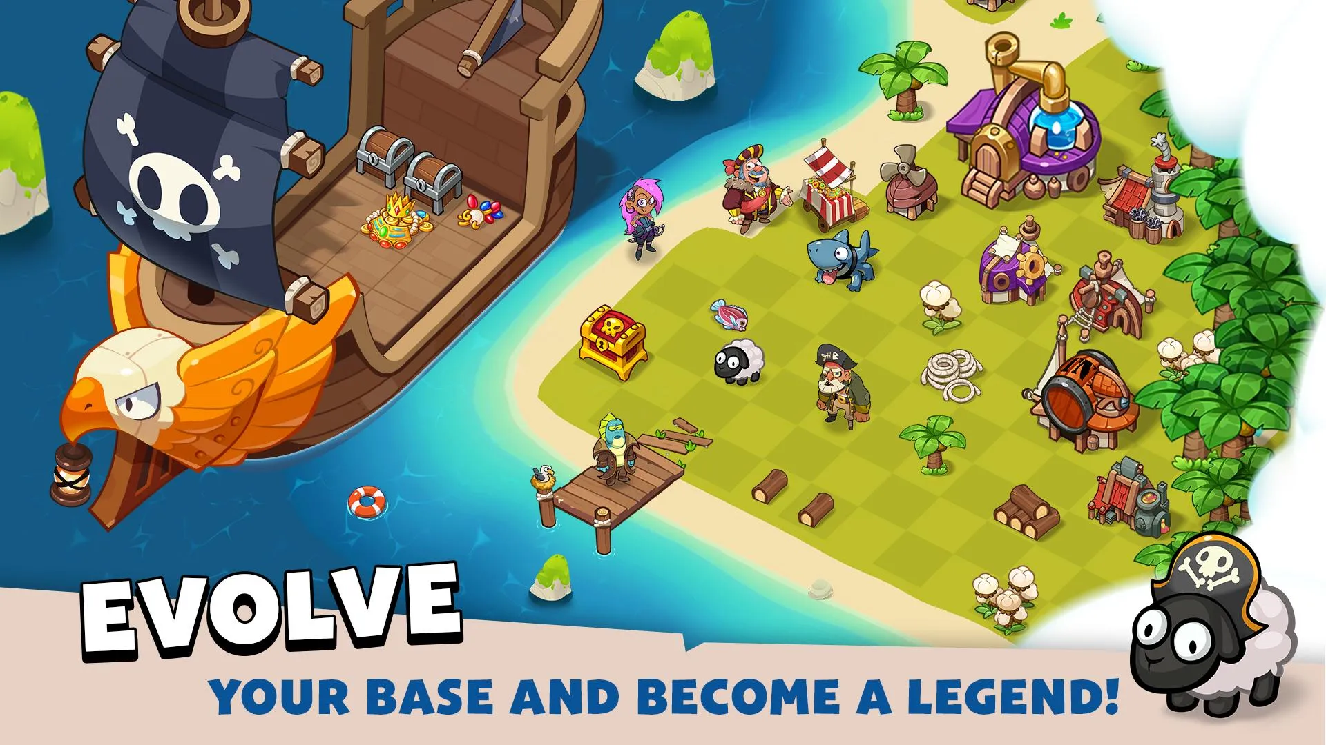 Pirate Evolution! v0.27.0 APK Мод (Много денег) Screenshot 2 Pirate Evolution! v0.27.0 APK Мод (Много денег) Screenshot 2