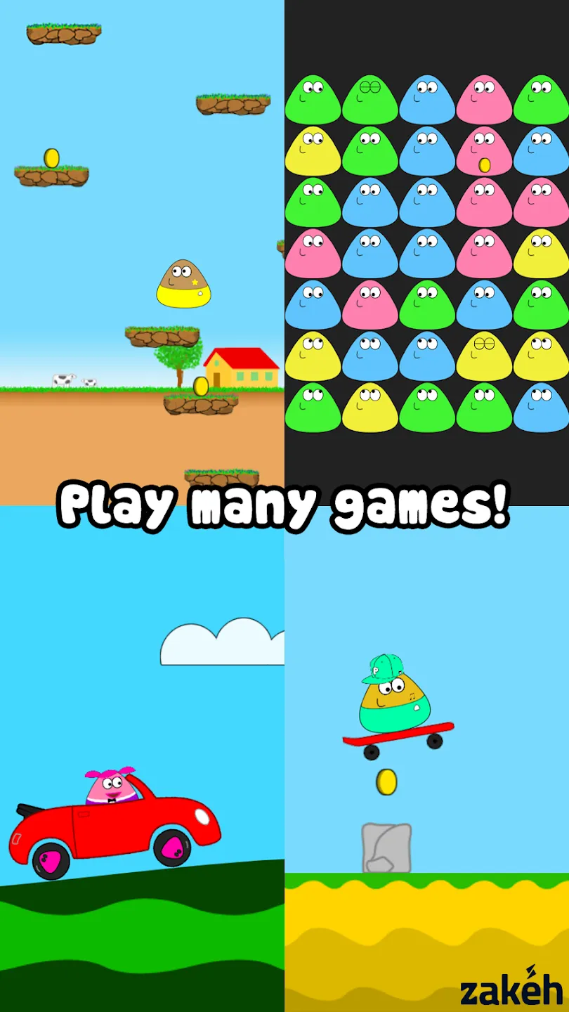 Pou v1.4.134 APK Мод (Много монет) Screenshot 2 Pou v1.4.134 APK Мод (Много монет) Screenshot 2
