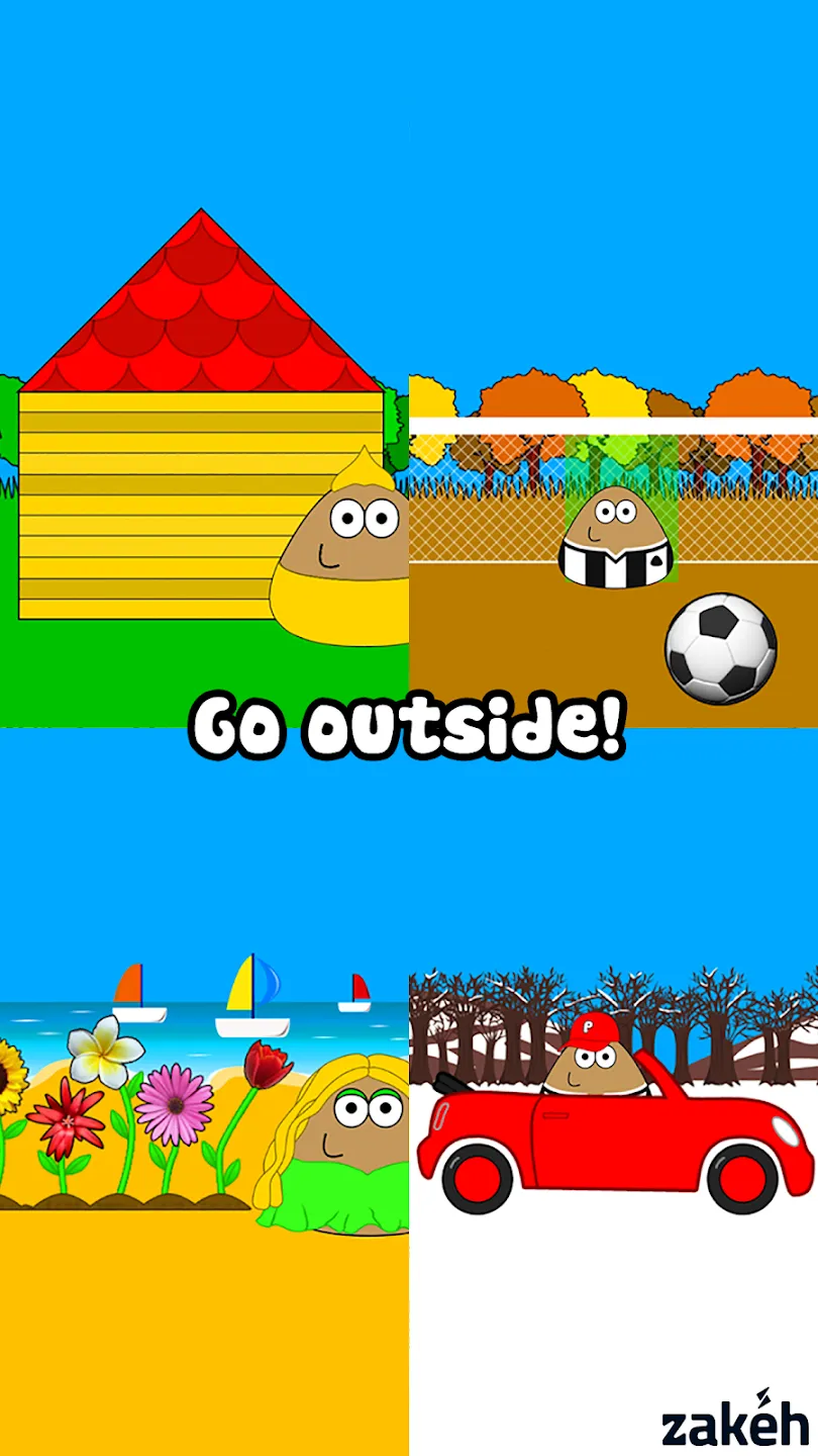 Pou v1.4.134 APK Мод (Много монет) Screenshot 4 Pou v1.4.134 APK Мод (Много монет) Screenshot 4