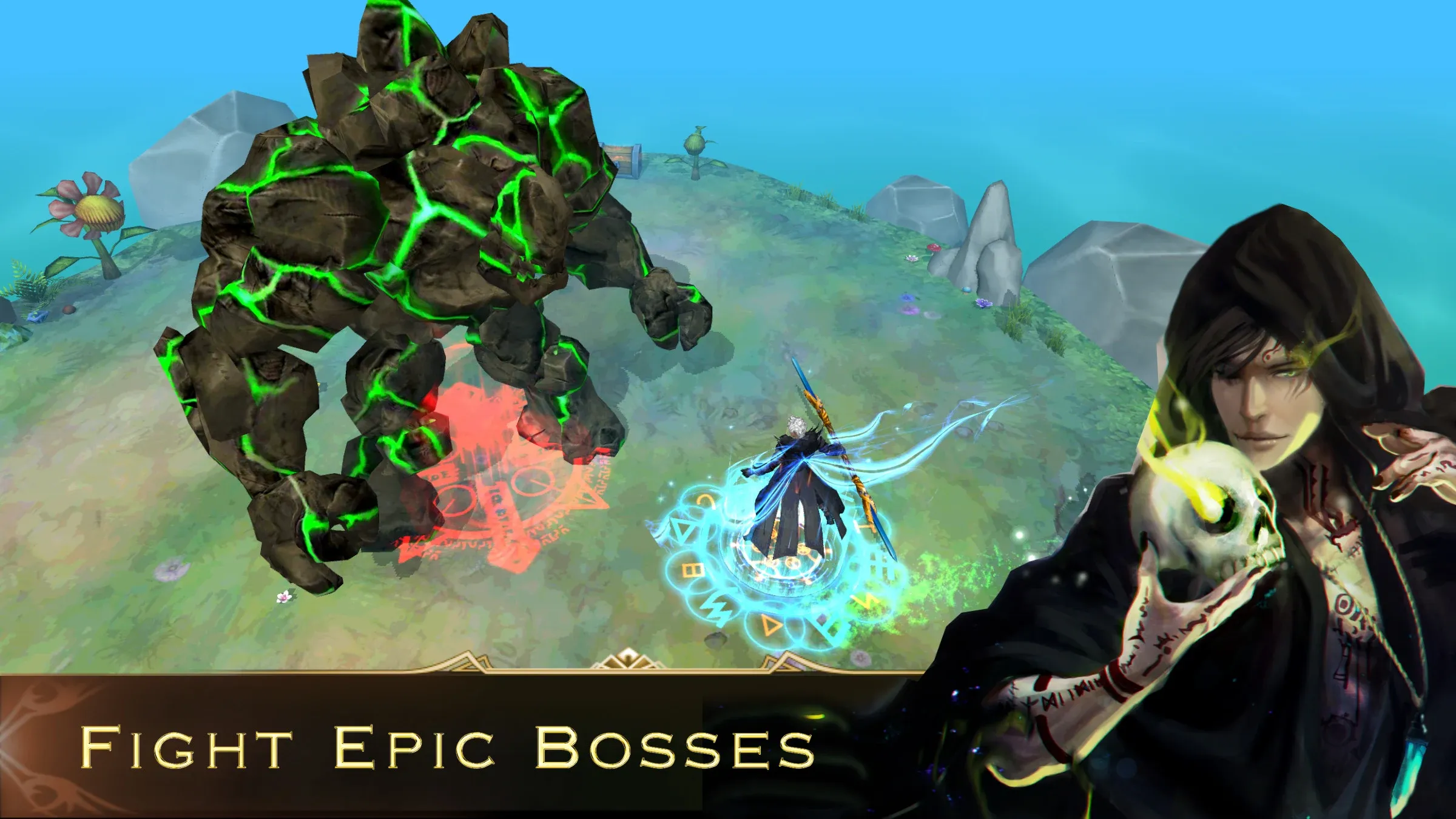 Dawnblade v1.9.25 APK Мод (Мега Меню, Режим бога, Тупой враг) Screenshot 3