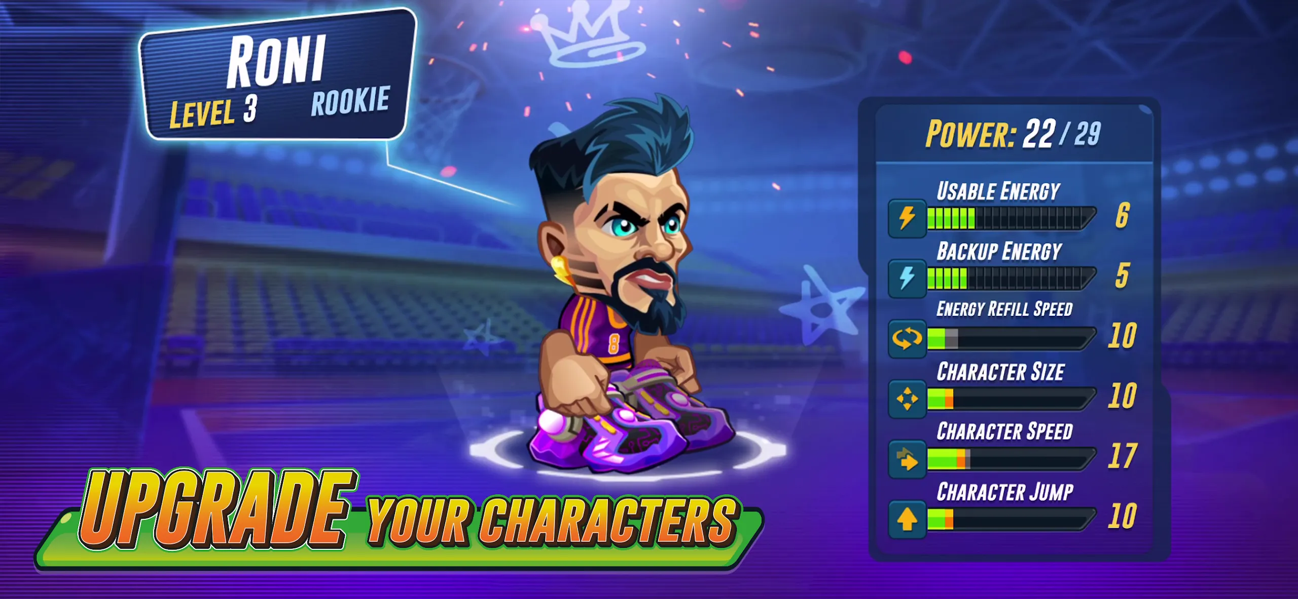 Basketball Arena v1.126.1 APK Мод (Меню, Мега Корзина, Заморозка противника) Screenshot 3