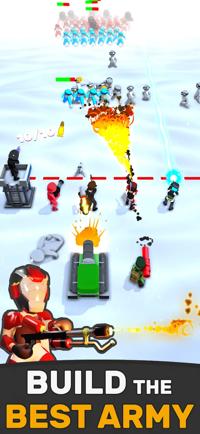 Idle Army v14.1.0 APK Мод (Тупой враг) Screenshot 2