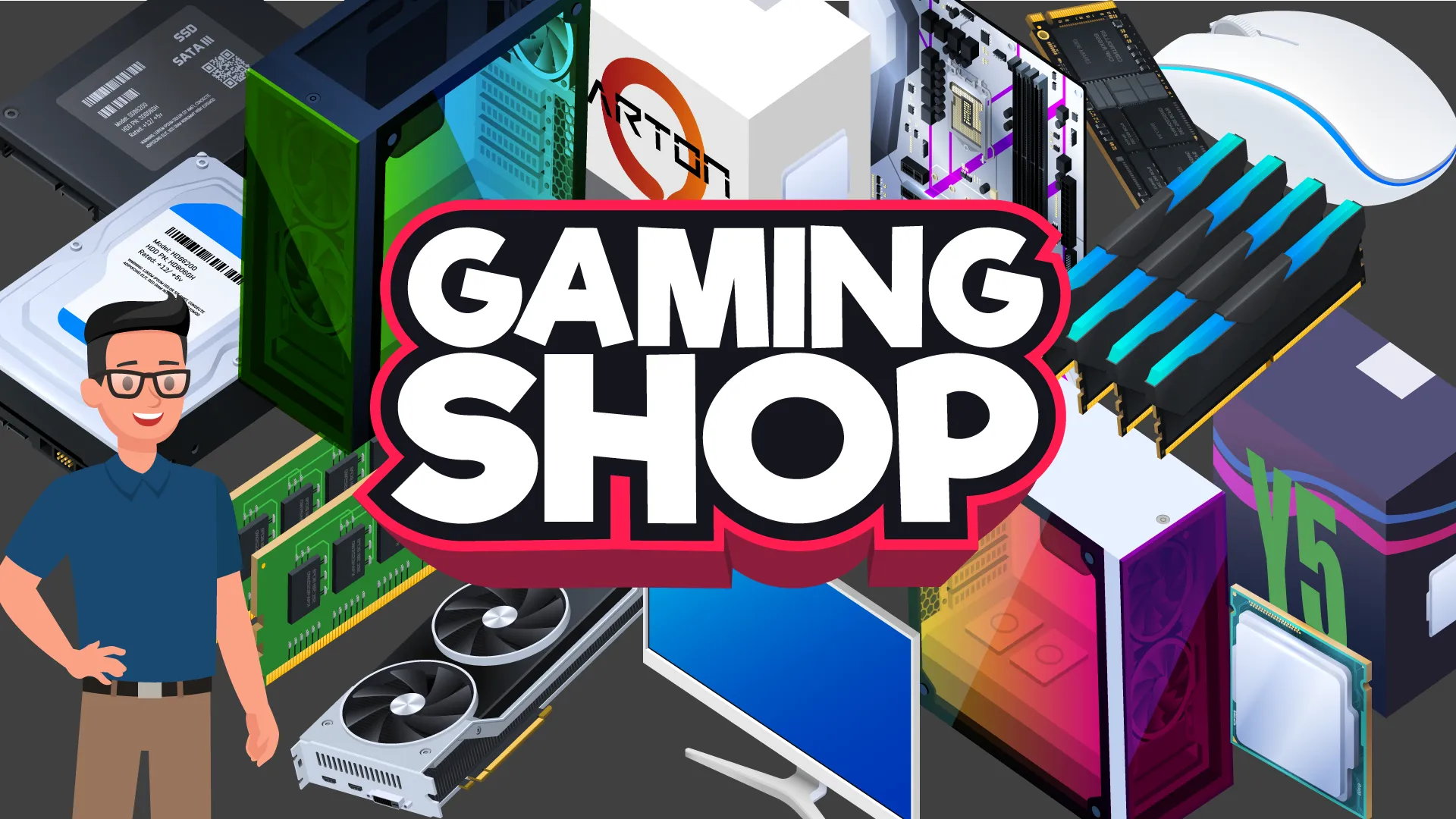 Gaming Shop Tycoon - Idle Game [мод: много денег] Screenshot 1