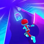 Скачать взлом Beat Blader 3D: EDM Music Race [мод: всё открыто] на Андроид