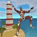 Скачать MOD Rope Hero 3 Мод (Мега Меню, Режим бога, Много денег и навыков) на Андроид