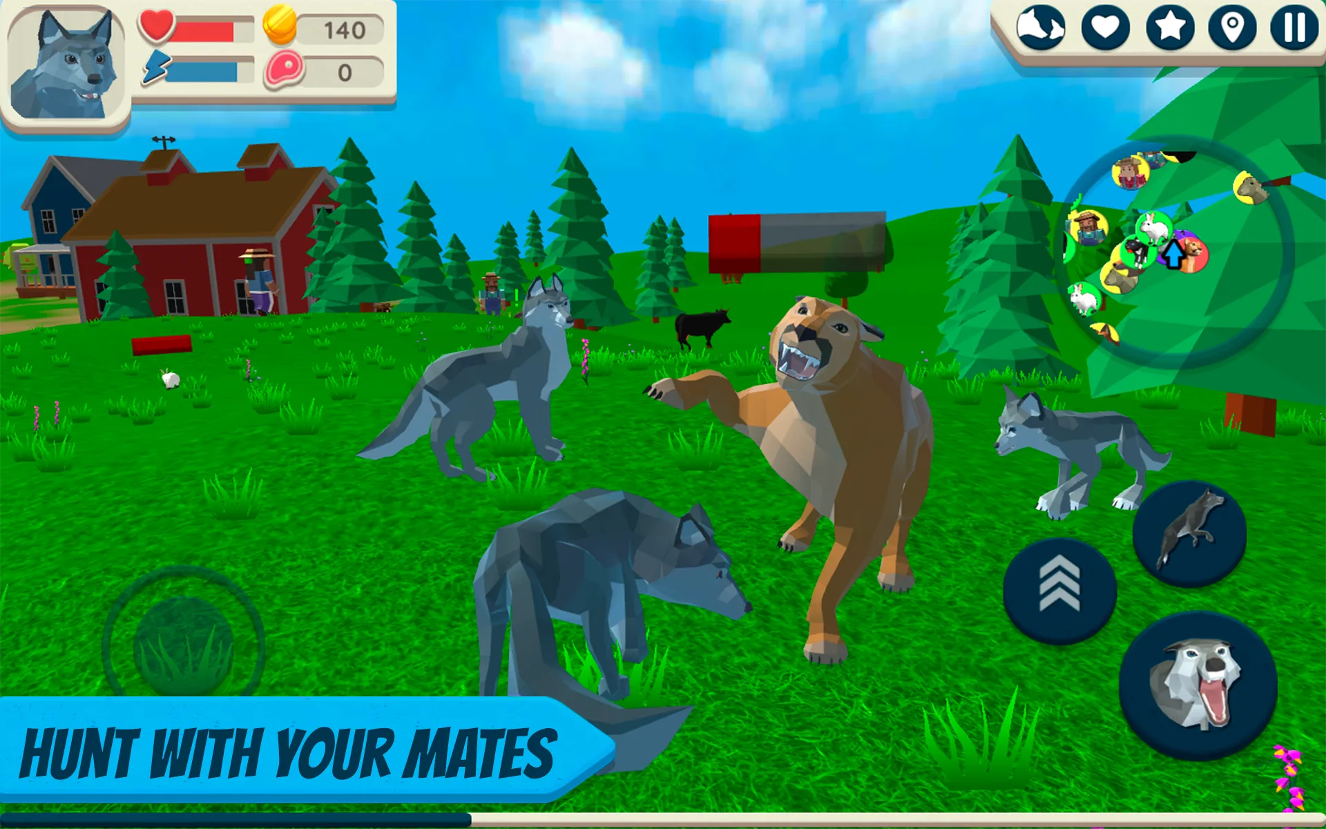 Симулятор Волка: Дикие Животные v1.0541.0 APK Мод (Один удар) Screenshot 1 Симулятор Волка: Дикие Животные v1.0541.0 APK Мод (Один удар) Screenshot 1