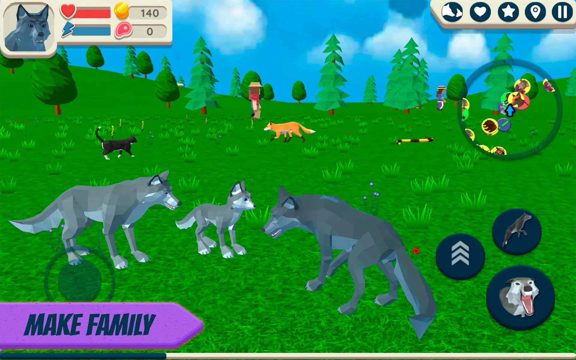 Симулятор Волка: Дикие Животные v1.0541.0 APK Мод (Один удар) Screenshot 3 Симулятор Волка: Дикие Животные v1.0541.0 APK Мод (Один удар) Screenshot 3