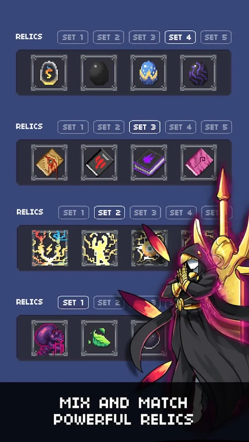 Hero's Quest: Automatic RPG v1.0.17 APK Мод (Меню, Всё бесконечно) Screenshot 4 Hero's Quest: Automatic RPG v1.0.17 APK Мод (Меню, Всё бесконечно) Screenshot 4