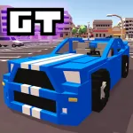 Взломанный Blocky Car Racer [мод: всё открыто] на Андроид