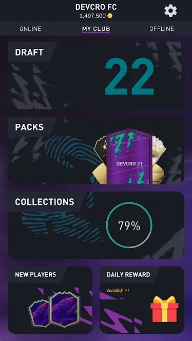 DEVCRO 22 - Draft, Packs [мод: много денег] Screenshot 2