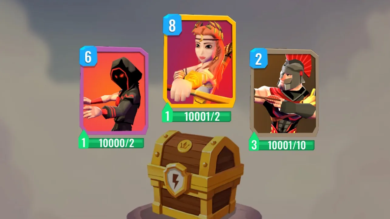 Trojan War: Castle Clash Cards [мод: много денег] Screenshot 4