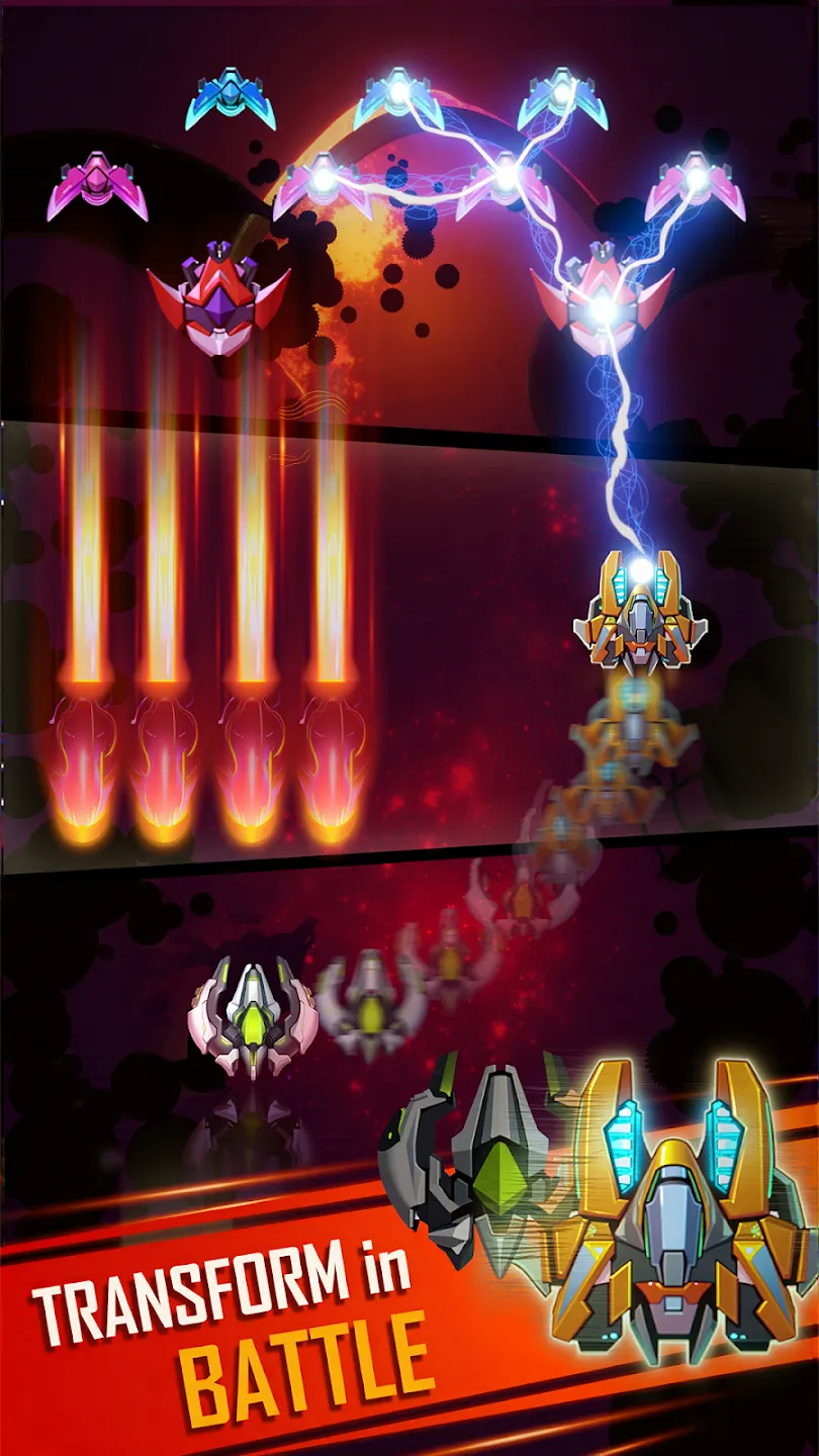 WindWings: Galaxy attack Pro v1.0.69 APK Мод (Много денег) Screenshot 2 WindWings: Galaxy attack Pro v1.0.69 APK Мод (Много денег) Screenshot 2