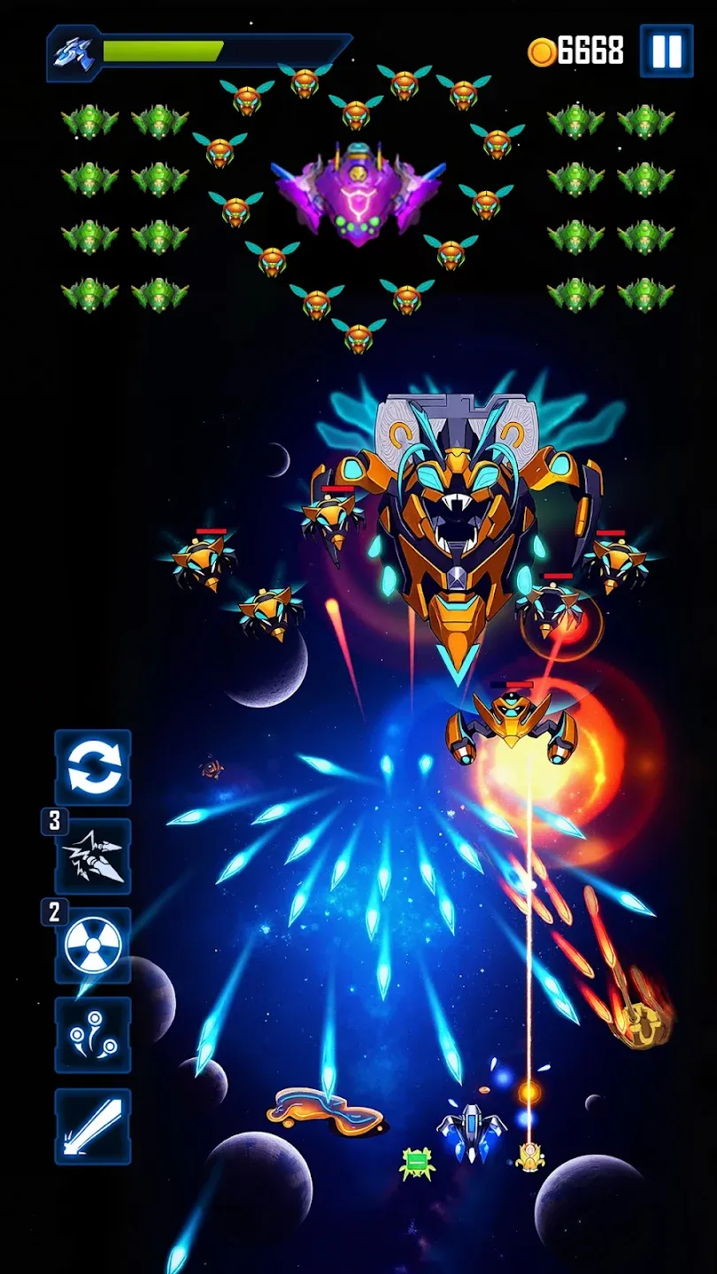 WindWings: Galaxy attack Pro v1.0.69 APK Мод (Много денег) Screenshot 3 WindWings: Galaxy attack Pro v1.0.69 APK Мод (Много денег) Screenshot 3