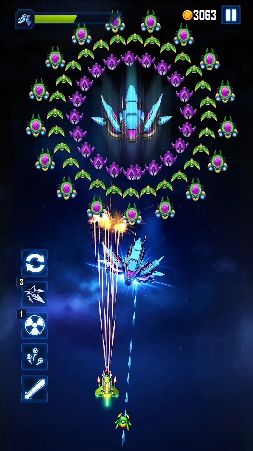 WindWings: Galaxy attack Pro v1.0.69 APK Мод (Много денег) Screenshot 4 WindWings: Galaxy attack Pro v1.0.69 APK Мод (Много денег) Screenshot 4
