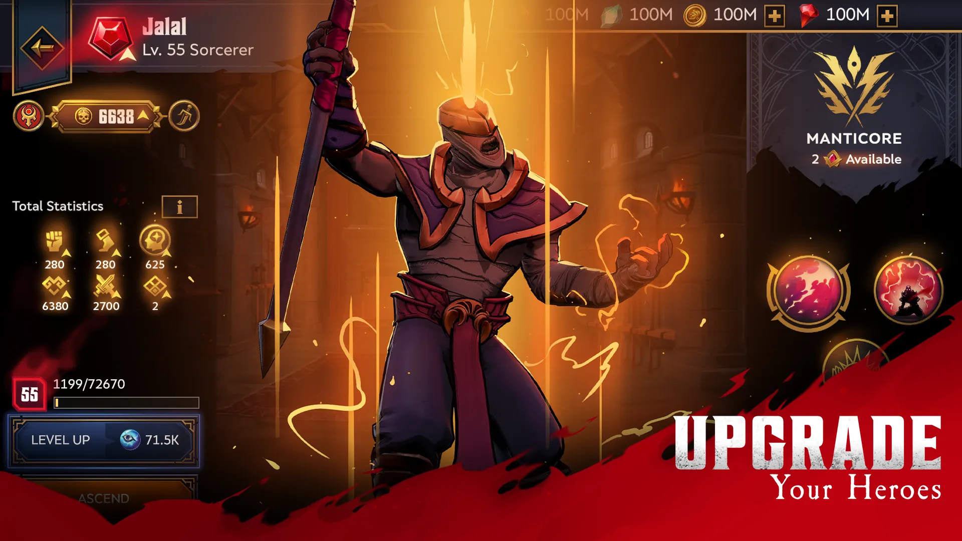 Grimguard Tactics: Fantasy RPG v1.26.3 APK Мод (Меню, Скорость игры) Screenshot 5