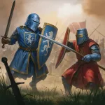 Взломанный Kingdom Clash Мод (Меню, Один удар, Режим бога, Скорость боя) на Андроид