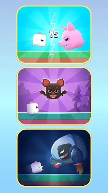 Square Bird [мод: бесплатные покупки] Screenshot 2