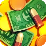 Взломанный Idle Tycoon: Wild West Clicker Мод (Меню, Много денег) на Андроид