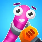 Взломанный Worm out – Червяки и фрукты [мод: много денег] на Андроид