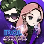 Скачать взлом Idol Stage [мод: бесплатные покупки] на Андроид