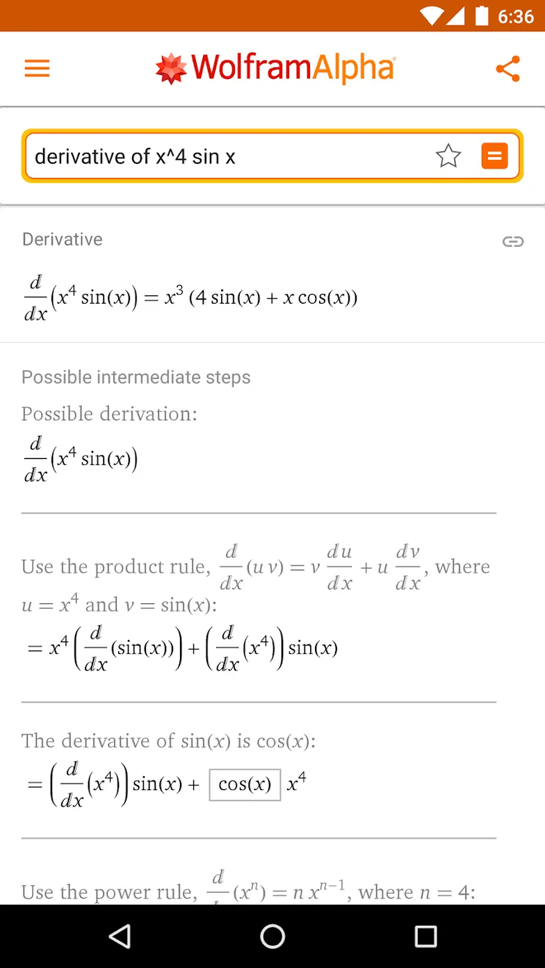 WolframAlpha [мод: полная версия] Screenshot 2