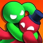 Скачать взлом Noodleman.io:Fight Party Games [мод: много денег] на Андроид