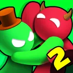 Скачать взлом Noodleman.io 2 - Fight Party [мод: много денег] на Андроид