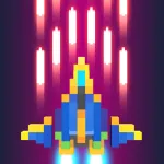 Скачать взлом Sky Wings: Pixel Fighter 3D Мод (Много денег) на Андроид