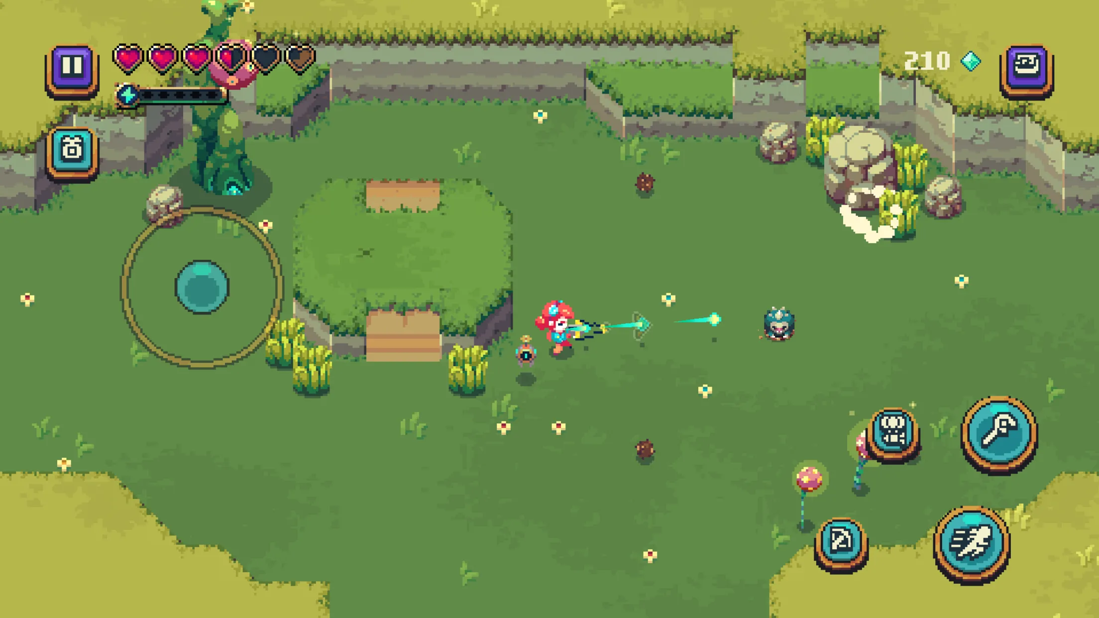 Sparklite v1.8.356 APK Мод (Всё открыто, Много денег, Тупые враги) Screenshot 2 Sparklite v1.8.356 APK Мод (Всё открыто, Много денег, Тупые враги) Screenshot 2