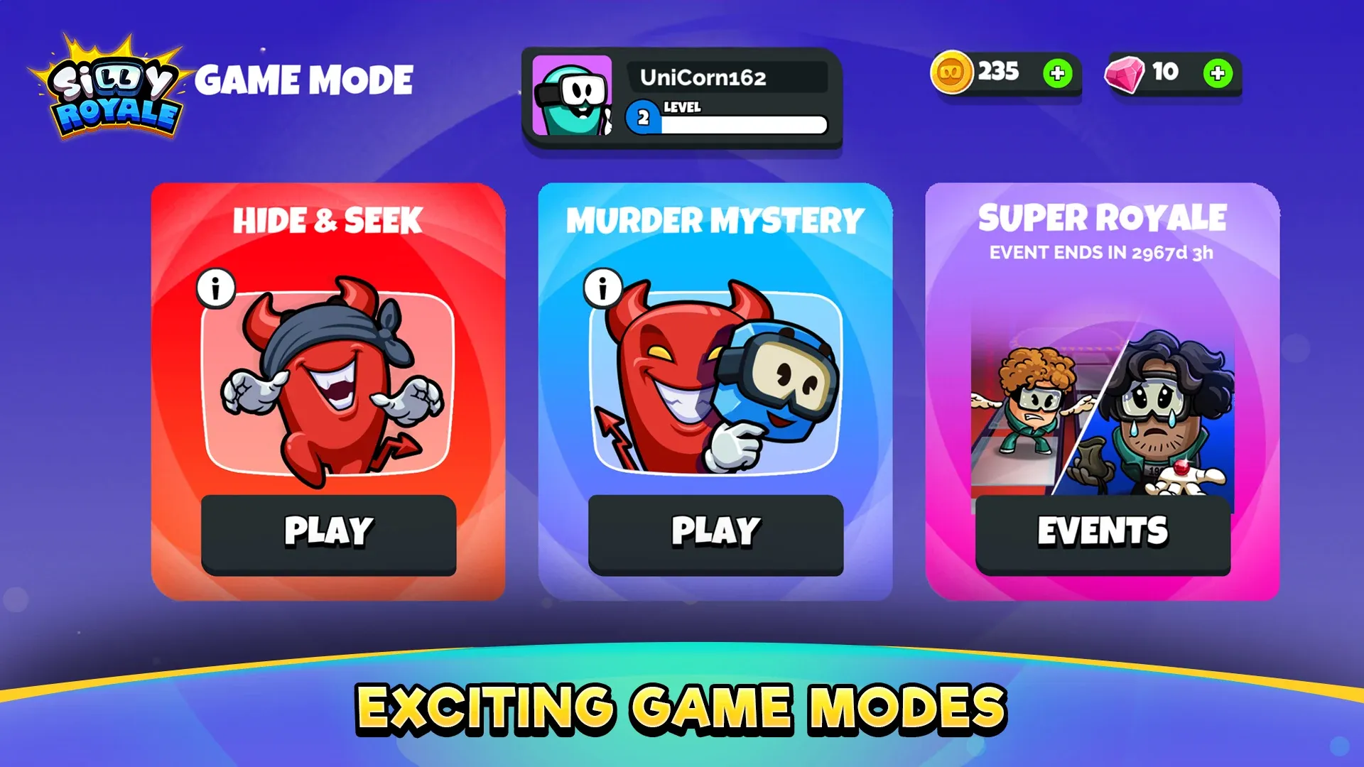 Silly Royale - Дьявол среди нас v1.27.1 APK Мод (Меню, Max Light, Long Report) Screenshot 1 Silly Royale - Дьявол среди нас v1.27.1 APK Мод (Меню, Max Light, Long Report) Screenshot 1