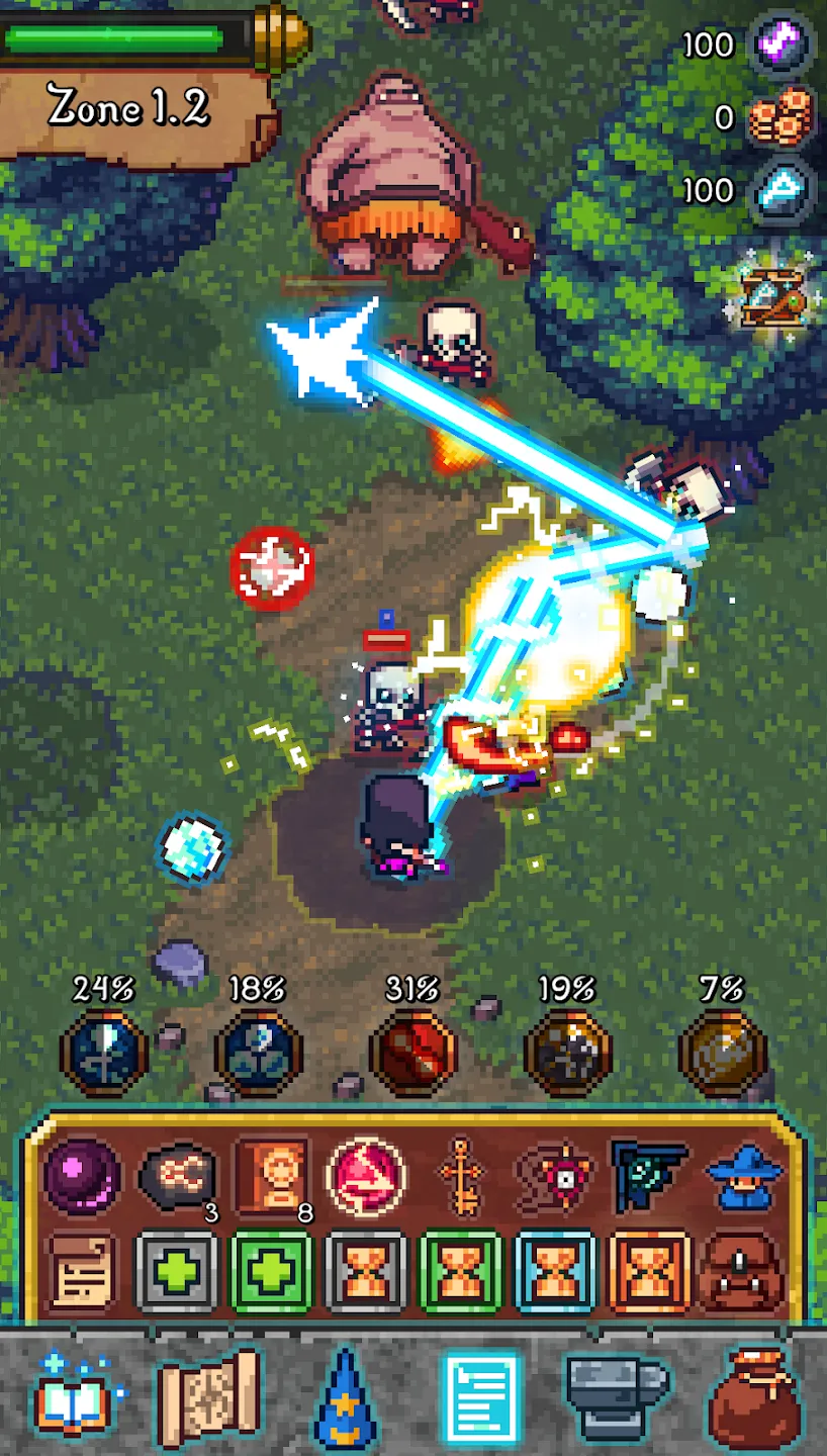 Tap Wizard v3.1.10 APK Мод (Много бриллиантов) Screenshot 1