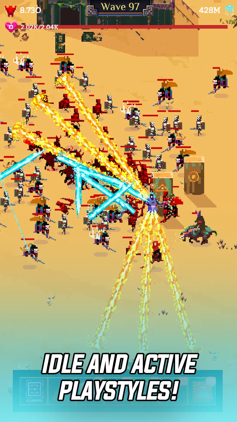 Tap Wizard 2 v7.6.1 APK Мод (Меню, Режим бога, Бесплатные покупки) Screenshot 4 Tap Wizard 2 v7.6.1 APK Мод (Меню, Режим бога, Бесплатные покупки) Screenshot 4