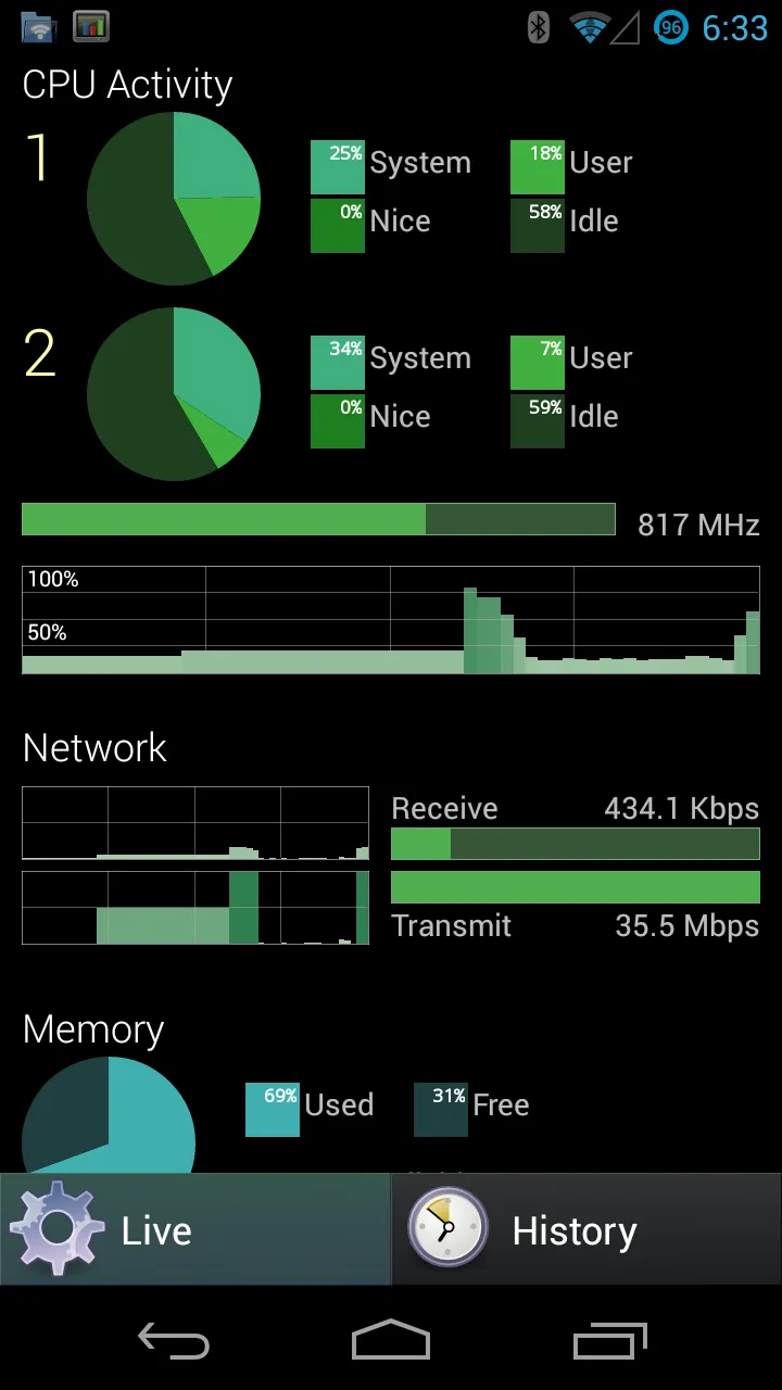 SystemPanel App / Task Manager Screenshot 3 SystemPanel App / Task Manager Screenshot 3