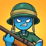 Взломанный Stick Army: World War Strategy [мод: режим бога] на Андроид