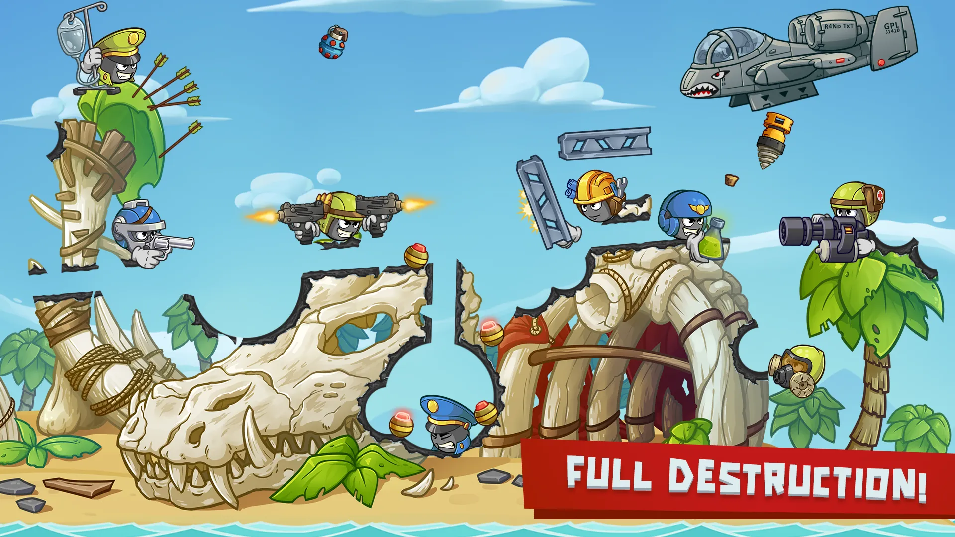 Warlings 2: Total Armageddon v4.2.1 APK Мод (Много денег) Screenshot 1