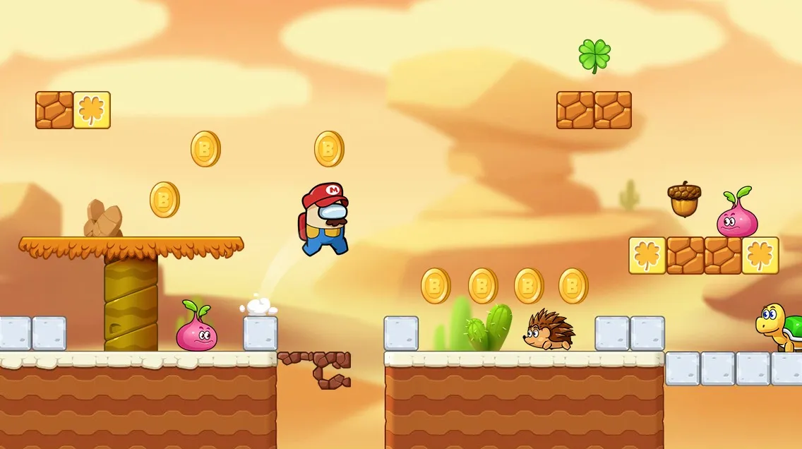 Super Bobby's World Run Game [мод: всё открыто] Screenshot 2