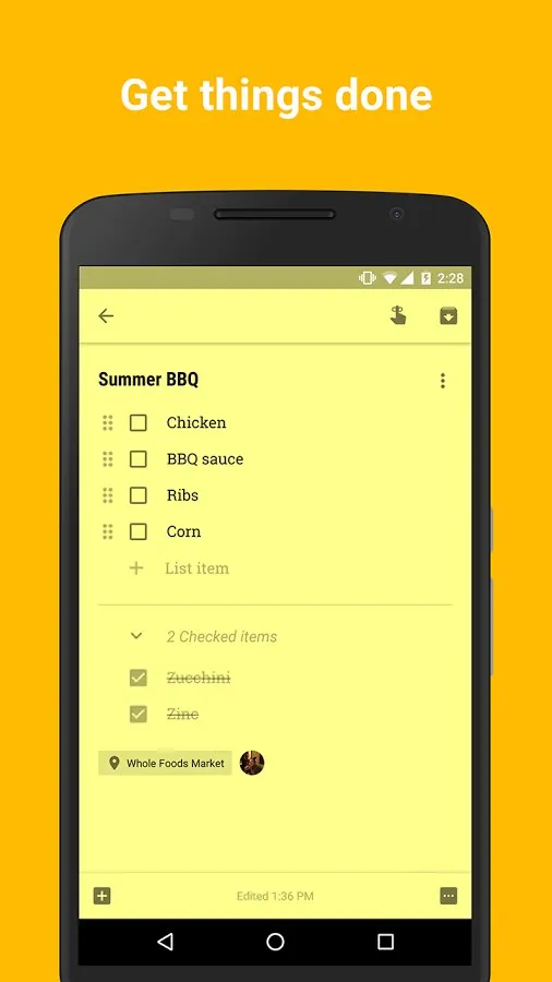 Google Keep – заметки и списки Screenshot 2 Google Keep – заметки и списки Screenshot 2
