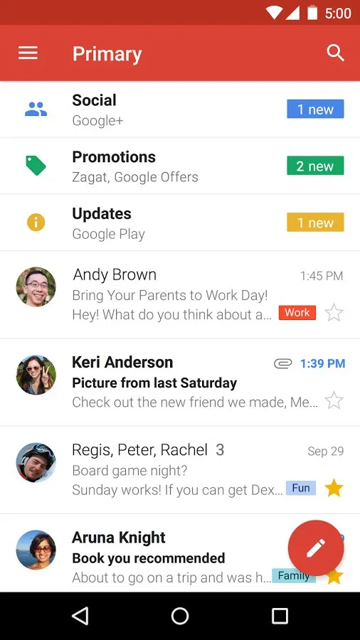 Gmail Screenshot 1 Gmail Screenshot 1