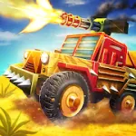 Скачать полную версию Zombie Offroad Safari [мод: много денег] на Андроид