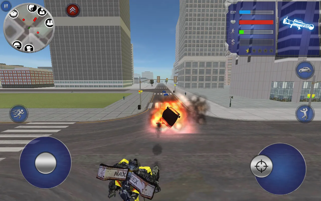 Pickup Truck Robot v1.8.4 APK Мод (Много очков навыков) Screenshot 3 Pickup Truck Robot v1.8.4 APK Мод (Много очков навыков) Screenshot 3