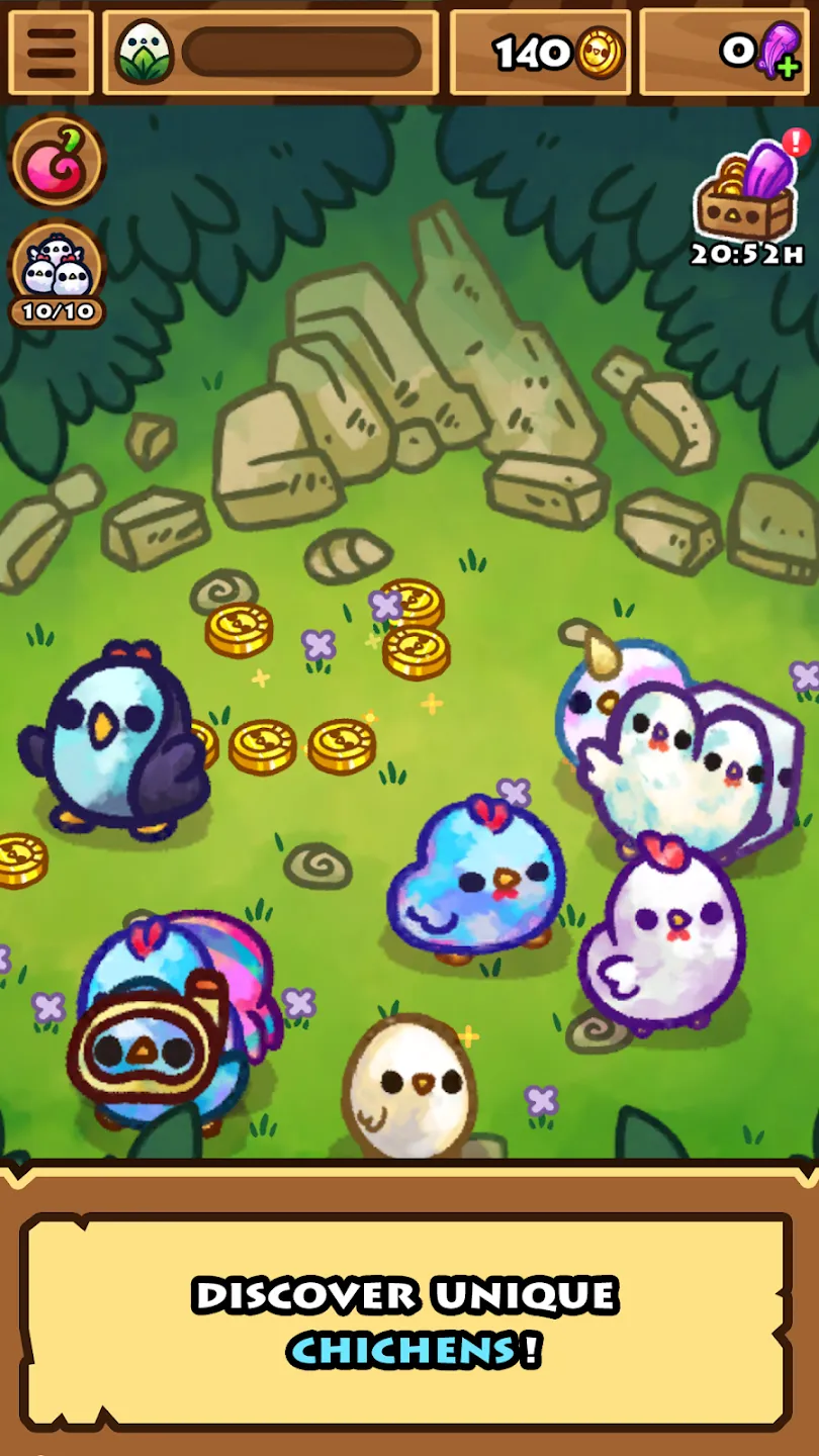 Chichens v2.1 APK Мод (Бесплатные покупки) Screenshot 2 Chichens v2.1 APK Мод (Бесплатные покупки) Screenshot 2