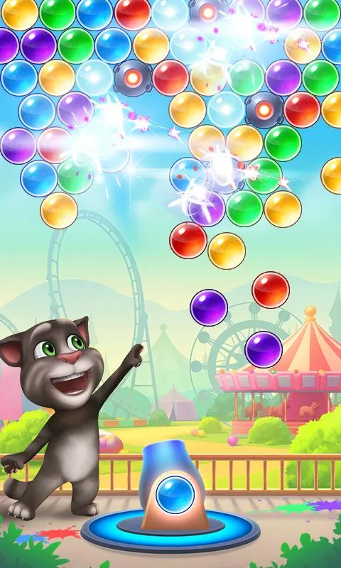 Говорящий Том: бабл-шутер v1.5.3.20 APK Мод (Много денег) Screenshot 3 Говорящий Том: бабл-шутер v1.5.3.20 APK Мод (Много денег) Screenshot 3