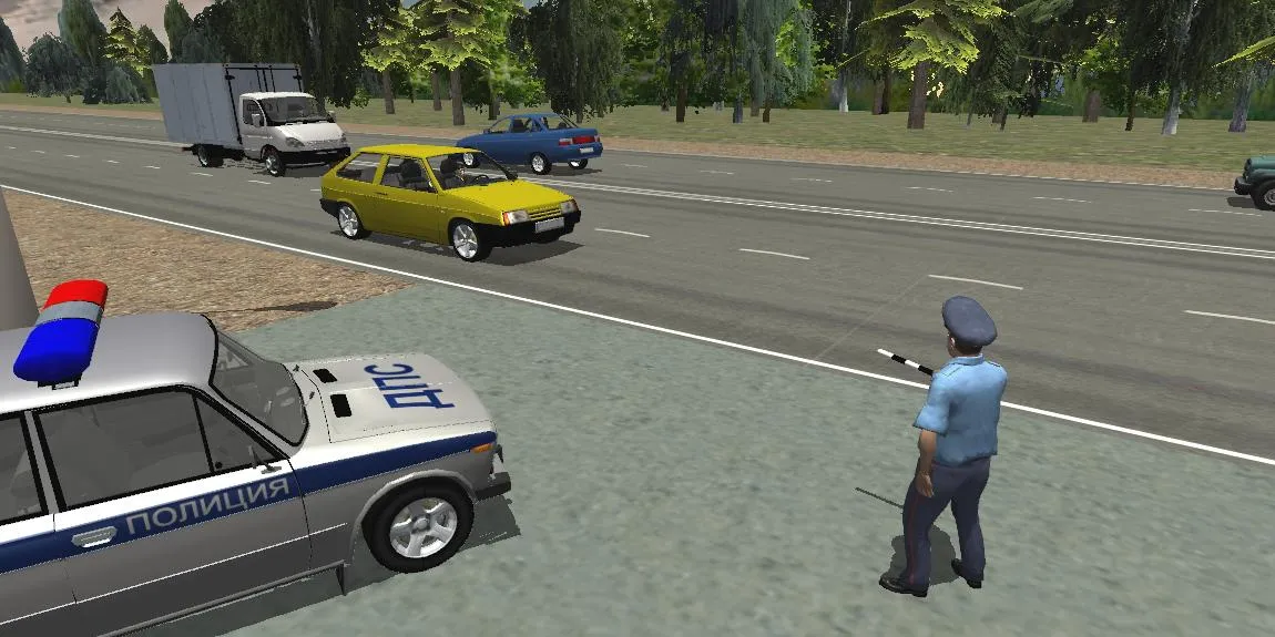 Симулятор русского гаишника 3D [мод: много денег] Screenshot 1