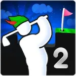Взломанный Super Stickman Golf 2 [мод: много денег] на Андроид
