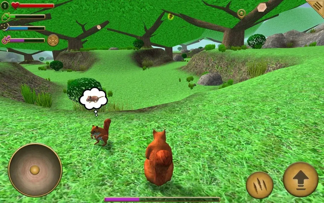 Симулятор Белки [мод: много денег] Screenshot 1