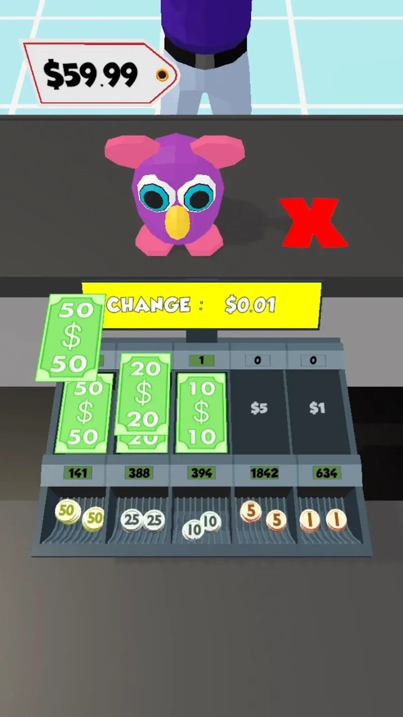Cashier 3D v63.8.6 APK Мод (Много денег) Screenshot 3 Cashier 3D v63.8.6 APK Мод (Много денег) Screenshot 3