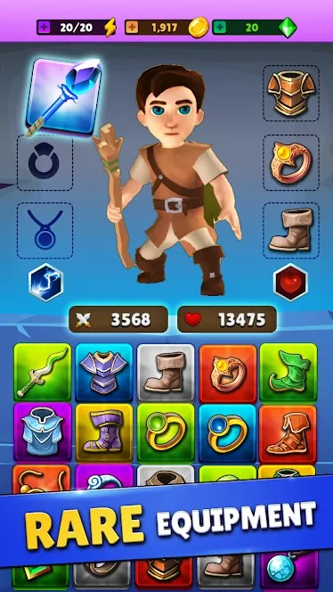 Mage Legends: Магия лучник [мод: меню] Screenshot 2