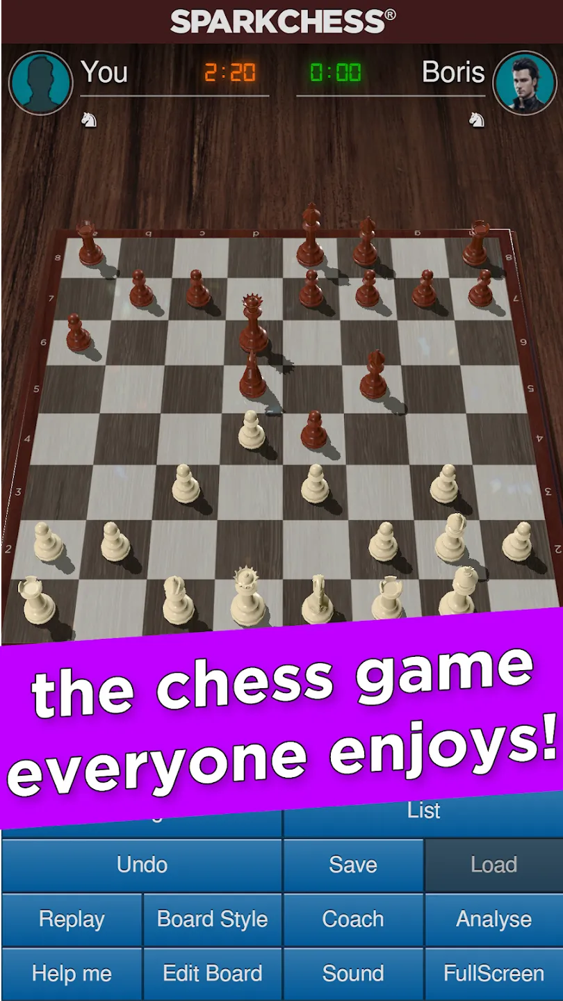 SparkChess Pro v18.6.0 APK Мод (Полная версия) Screenshot 1 SparkChess Pro v18.6.0 APK Мод (Полная версия) Screenshot 1